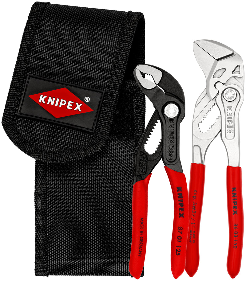 00 20 72 V01 | Mini Cobra® x Pliers Wrench 125/150mm Combo Set 2pc + Tool Pouch