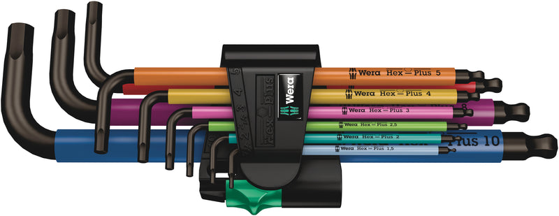Wera Hex L-Key Set 9pc (Various Styles + Finishes)