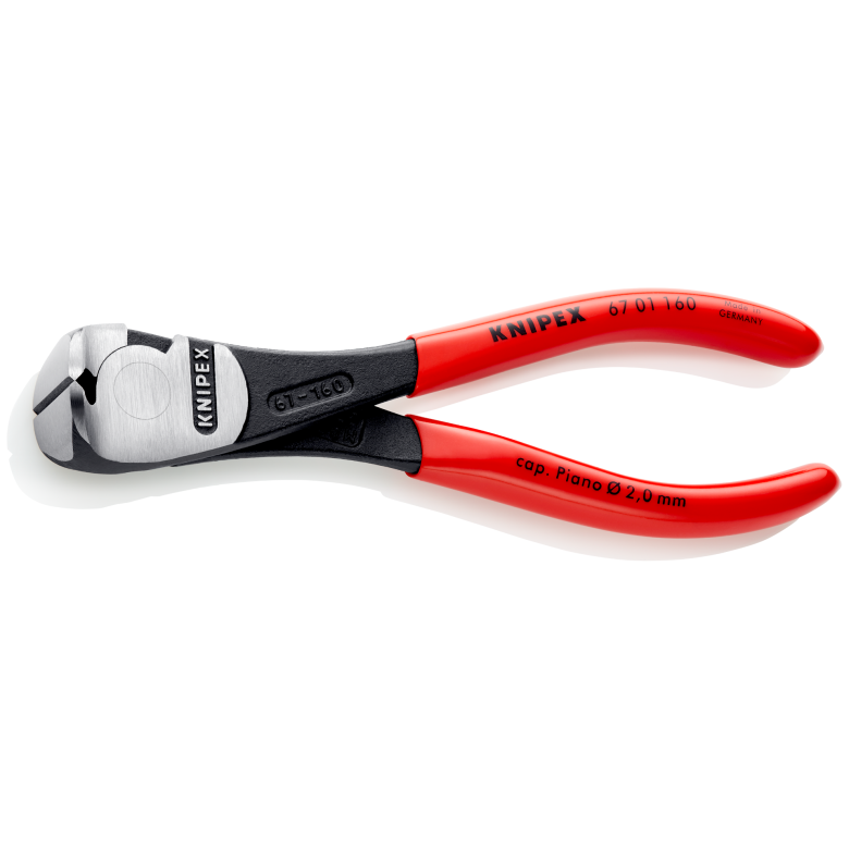67 01 Series | High Leverage End Cutter | Coated Handle | Black Atramentized - (Various Sizes)
