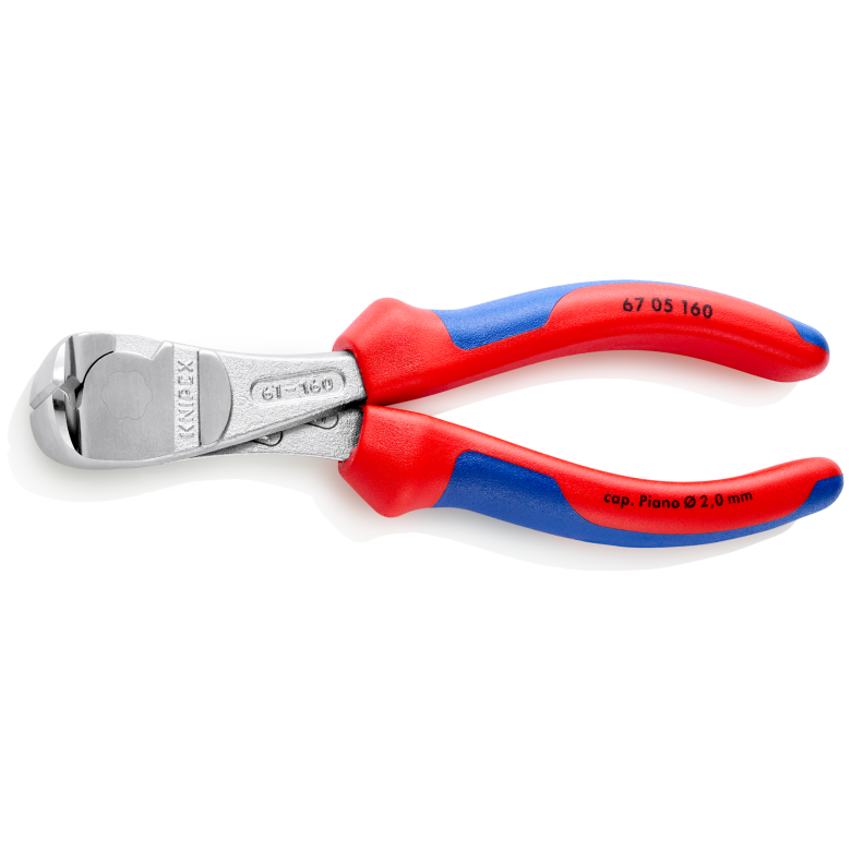 67 05 Series | High Leverage End Cutter | Multi-Component Handle | Chrome Plated - (Various Sizes)