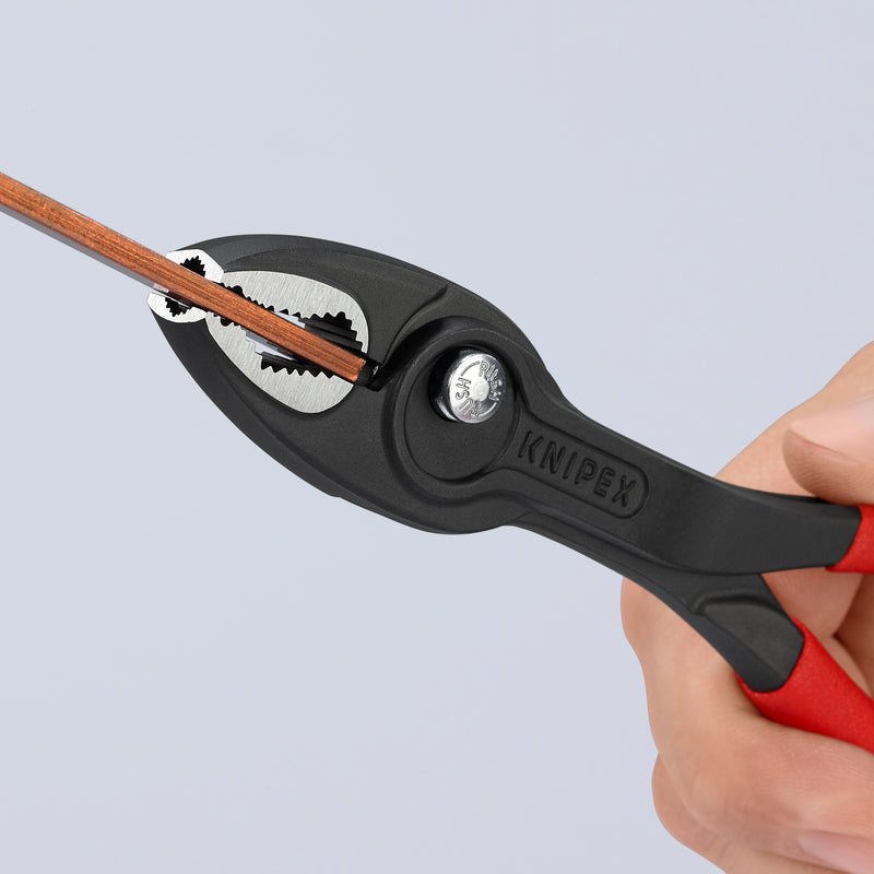 82 01 200 | TwinGrip Slip Joint Pliers | Non-Slip Handle | Black Atramentized - 200mm