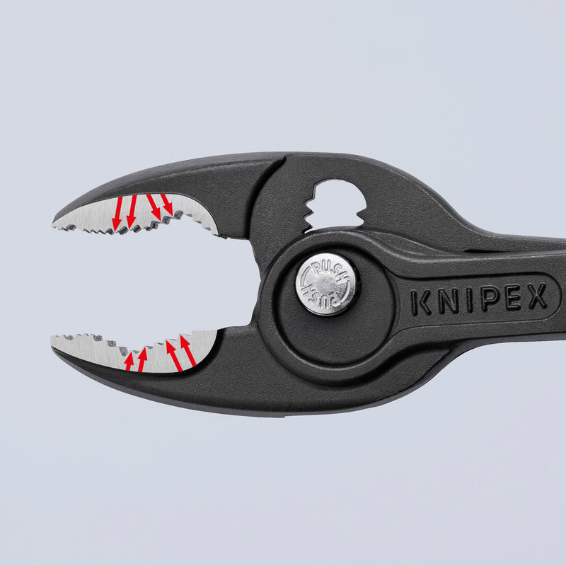 82 02 200 | TwinGrip Slip Joint Pliers | Multi-Component Handle | Black Atramentized - 200mm