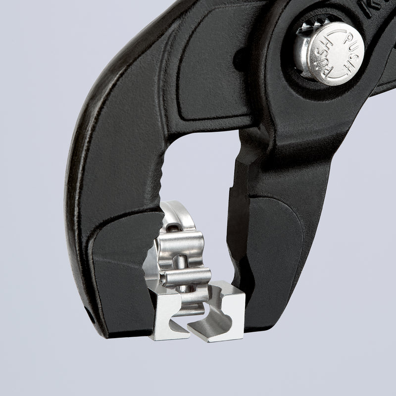 85 51 250 C | Hose "Click" Clamp Pliers | Non-Slip Handle | Grey Atramentized - 250mm