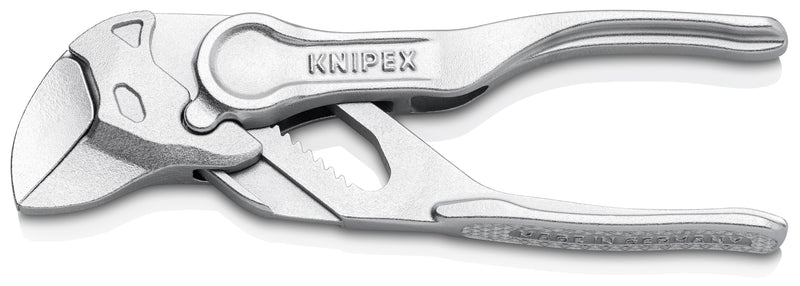 86 04 100 BK | Mini XS Pliers Wrench - Dual Use Tool | Chrome Plated - 100mm