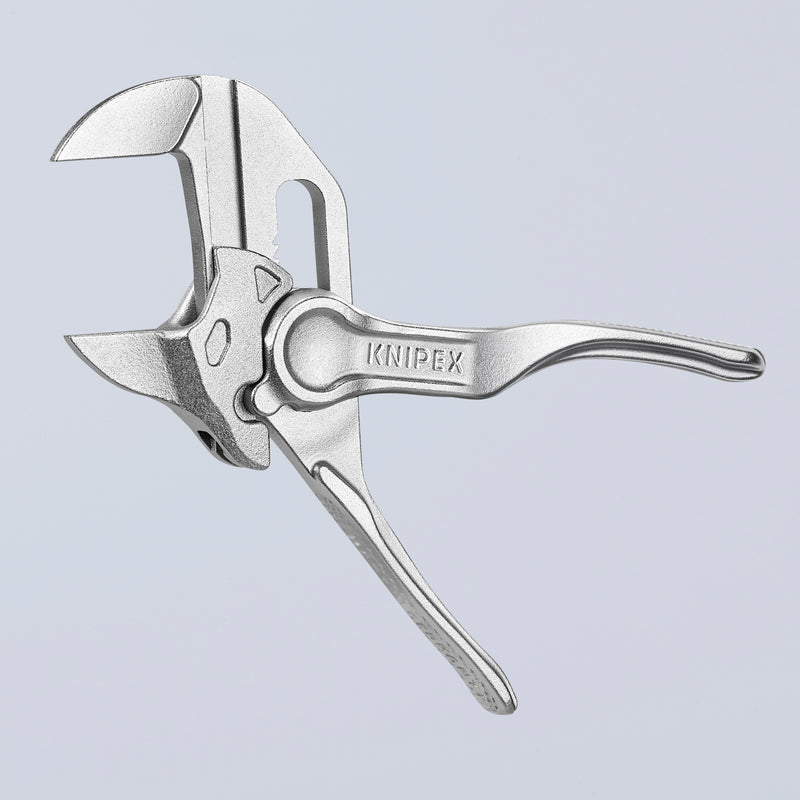 86 04 100 BK | Mini XS Pliers Wrench - Dual Use Tool | Chrome Plated - 100mm