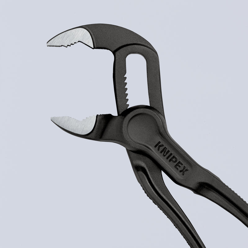 87 00 100 BK | Mini XS Pliers Wrench - Dual Use Tool | Grey Atramentized - 100mm
