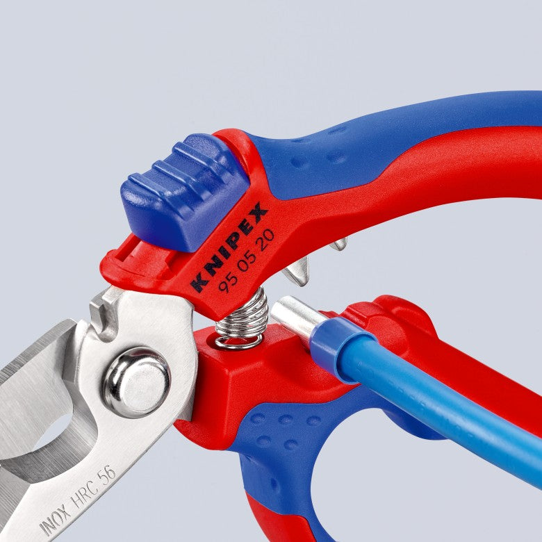 95 05 20 SB | Angled Electricians Shears w/ Crimping Profiles