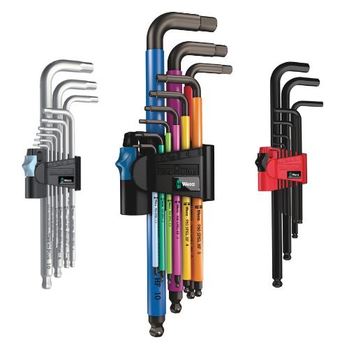 Wera Hex L-Key Set 9pc (Various Styles + Finishes)