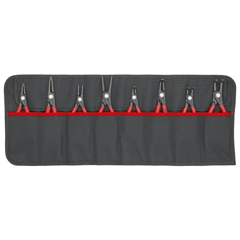 Knipex | 00 19 58 V02 | Precision Circlip Plier Set | 8pc + Tool Roll