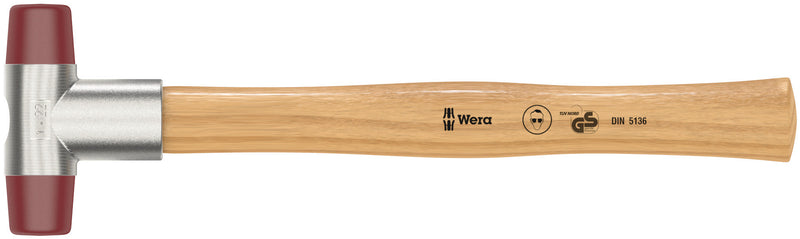 Wera 05000505001 | 102 Soft-faced hammer with urethane head sections