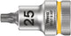 Wera 8767 B HF TORX Zyklop bit socket - Single Piece (Various Head Sizes + Lengths)