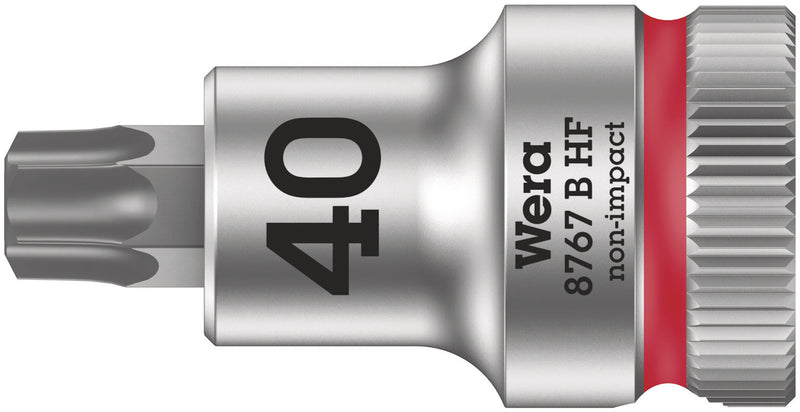 Wera 8767 B HF TORX Zyklop bit socket - Single Piece (Various Head Sizes + Lengths)