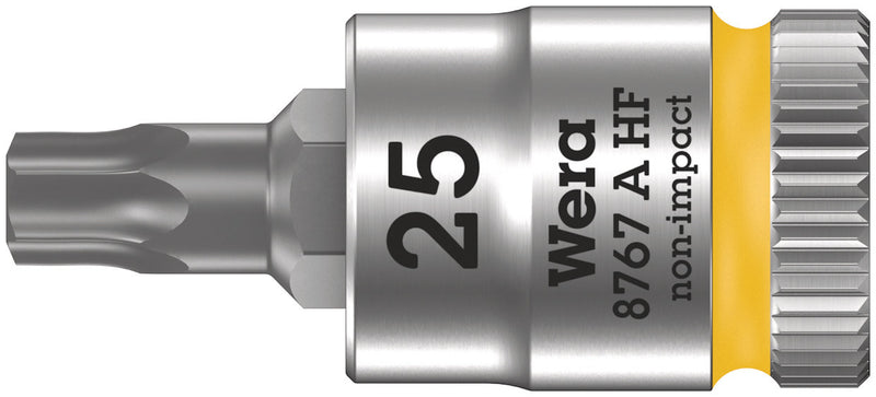 Wera 8767 B HF TORX Zyklop bit socket - Single Piece (Various Head Sizes + Lengths)