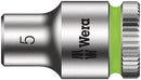 Wera | 05004022001 | 8100 SB12 | Zyklop (1/4in Drive) Comfort Ratchet Socket Set - 15pc