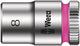 Wera | 05004022001 | 8100 SB12 | Zyklop (1/4in Drive) Comfort Ratchet Socket Set - 15pc