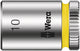 Wera | 05004022001 | 8100 SB12 | Zyklop (1/4in Drive) Comfort Ratchet Socket Set - 15pc
