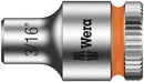 Wera | 05005542001 | 8100 SA15 | Zyklop (1/4in Drive) Comfort Ratchet Socket Set - 28pc