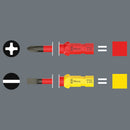 Wera | 05006621001 | Kraftform Kompakt GO RA 2 | VDE Screwdriver Set - 5pc