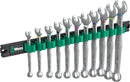 Wera | 9640 Joker | 6003 Ring Spanner Set w/ Magnetic Rail 11pc