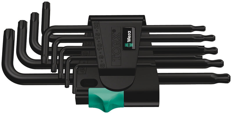 Wera 05024242001 | TX BlackLaser L-Key Set 9pc