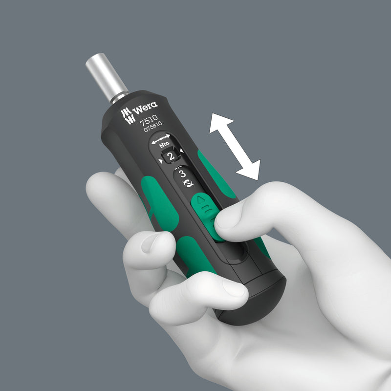 Wera | 7510 / 7515 | Kraftform Safe-Torque Speed Screwdriver - (Various Torques)