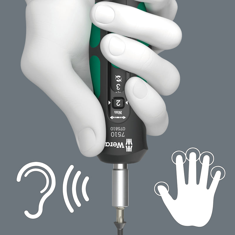 Wera | 7510 / 7515 | Kraftform Safe-Torque Speed Screwdriver - (Various Torques)