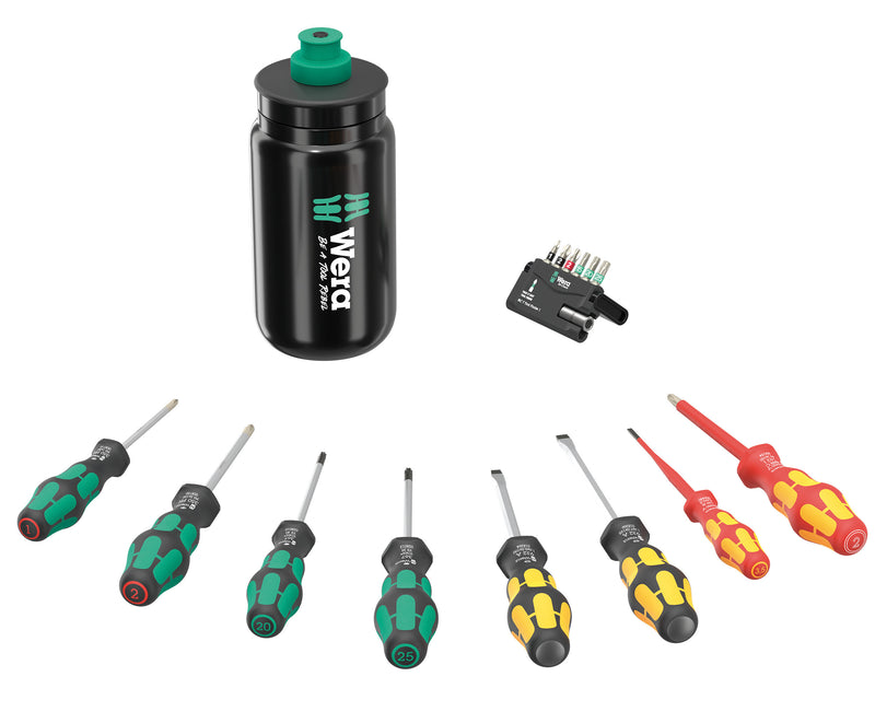 Wera | 9540 Bicycle XL | Kraftform Screwdriver & Bit Set 17pc