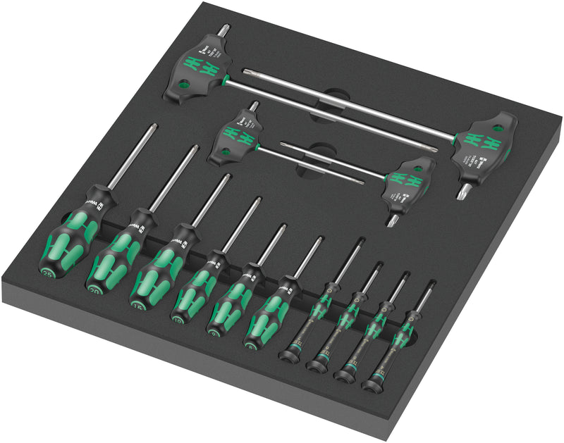 Wera 05150103001 | 9712 Foam insert | TORX® HF screwdriver set 1, 14pcs