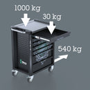 Wera | 05150135001 | 9705 Tool Rebel Roller Cabinet Stainless | 177pc