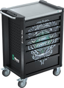 Wera | 05150135001 | 9705 Tool Rebel Roller Cabinet Stainless | 177pc