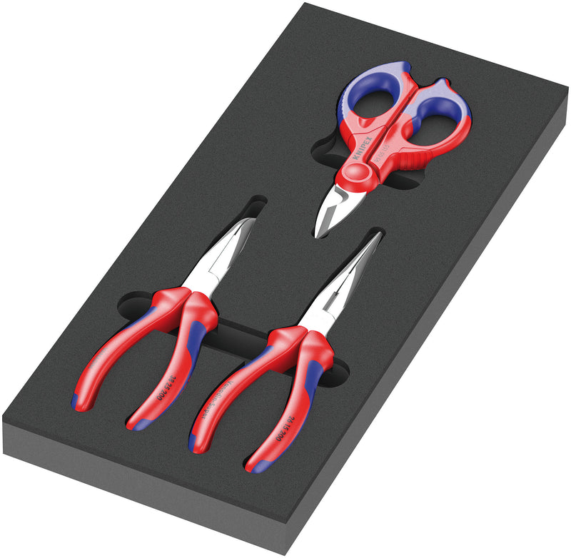 Wera 05150181001 | 9781 Foam Insert | KNIPEX pliers set 2, 3 pieces