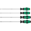 Wera | 05347736002 | 335/350/355/4 Screwdriver set Kraftform Plus Lasertip 200 mm-long blades