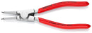 Knipex | 46 Series |Circlip Pliers For External Shafts| Coated Handles | Chrome Plated - (Various Size)