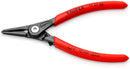 Knipex | 49 31 A0 | Precision External Circlip Pliers On Shafts W/ overexpansion Guard| Non-Slip Plastic coated Handle | Grey Atramentized - 3–10 mm