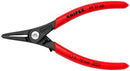 Knipex | 49 31 A0 | Precision External Circlip Pliers On Shafts W/ overexpansion Guard| Non-Slip Plastic coated Handle | Grey Atramentized - 3–10 mm