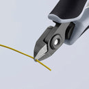 Knipex 79 02 120 ESD | ESD Precision Electronics Side Cutter | Multi- Component Handles - 120mm