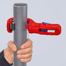 Knipex | 90 23 02 BK | DP50 Plastic Drain Pipe Cutter for thick walled pipes