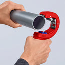 Knipex | 90 23 02 BK | DP50 Plastic Drain Pipe Cutter for thick walled pipes