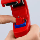 Knipex | 90 23 02 BK | DP50 Plastic Drain Pipe Cutter for thick walled pipes