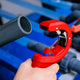 Knipex | 90 23 02 BK | DP50 Plastic Drain Pipe Cutter for thick walled pipes