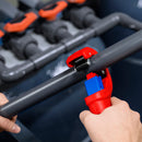 Knipex | 90 23 02 BK | DP50 Plastic Drain Pipe Cutter for thick walled pipes