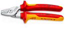 Knipex | 95 16 160 | KNIPEX StepCut® VDE Cable Shears - 160mm
