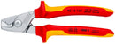 Knipex | 95 16 160 | KNIPEX StepCut® VDE Cable Shears - 160mm