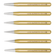 Rennsteig | 424 130 0 | Taper Punch Set - 6pc + Metal Case