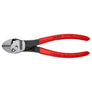 Knipex | 73 71 180 | TwinForce® High-Leverage Diagonal Cutter | Plastic Coated Handle | Black Atramentized - 180mm