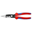 Knipex | 13 82 200 SB | Electrical Installation Pliers | Multi-Component Handle | Black Atramentized - 200mm