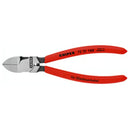 Knipex | 72 51 160 | Fibre Optics Diagonal Cutter  | Plastic Coated Handle | Black Atramentized - 160mm