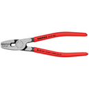 97 81 180 | Front-Loading Crimping Pliers | Coated Handle | Polished Head - 180mm
