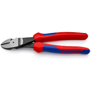 74 22 200 | High Leverage Diagonal Cutter w/ Angled Head | Multi-Component Handle | Black Atramentized - 200mm