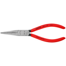 38 41 190 | Flat Mechanics Pliers | Coated Handle | Black Atramentized - 190mm